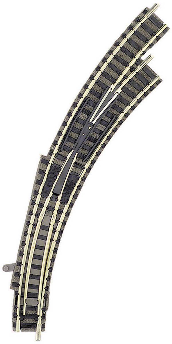 9175 N Fleischmann piccolo (s uložením) oblouková výhybka, pravá 356.5 mm 45 ° 356.5 mm, 420 mm 1 ks