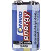 Akumulátor Conrad energy 9 V NiMH, 250 mAh