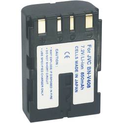 Li-Ion akumulátor pro videokameru JVC V408, 7,2 V, 1100 mAh, černá