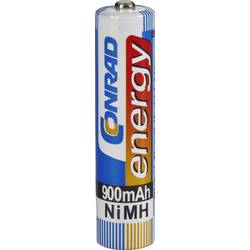 Mikrotužkový akumulátor typu AAA Ni-MH Conrad energy HR03 250901, 900 mAh, 1.2 V, 1 ks