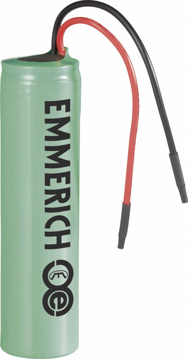 Emmerich ICR-18650NQ-SP speciální akumulátor 18650 s kabelem Li-Ion 3.7 V 2600 mAh 1 ks