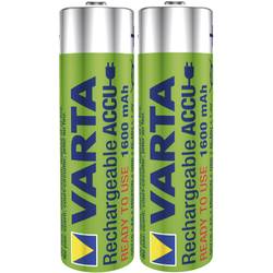 Tužkový akumulátor typu AA NiMH Varta Ready2Use HR06 56716101402, 1600 mAh, 1.2 V, 2 ks