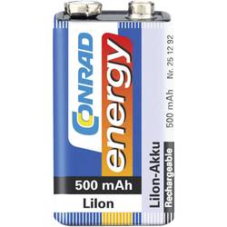 Conrad energy LiIon 9 V blokový akumulátor