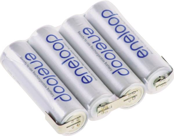Panasonic eneloop Reihe F1x4 Akupack 4 x AA pájecí špička ve tvaru Z Ni-MH 4.8 V 1900 mAh
