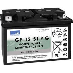 Gelový akumulátor, 12 V/51 Ah, Exide Sonnenschein GF-Y-G1 8889766500