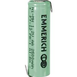Emmerich NiMH-akumulátory so Z spájkovacími očkami AA 2500 mAh, FT-1Z