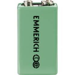 9 V akumulátor Ni-MH Emmerich 6LR61 255049, 160 mAh, 8.4 V, 1 ks