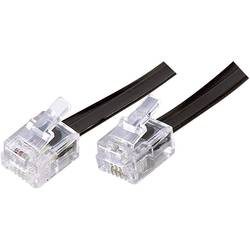 Telefonní kabel zástrčka RJ12, zástrčka RJ12 6p6c ⇔ zástrčka RJ12, zástrčka RJ12 6p6c, 6 m