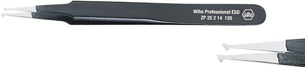 Wiha 32340 ESD SMD pinzeta, plochá-široká, 120 mm