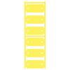 Device markers, MultiCard, 30 x 60 mm, Polyamide 66, Colour: Yellow Počet markerů: 30 CC 30/60 O4MM MC NE GE Weidmüller Množství: 30 ks