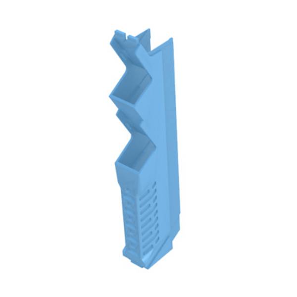 Electronics housings, OMNIMATE Housing - series CH20MBlue, Side element, Width: 12,5 mm