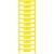 Žebřík ve žluté barvě s deseti stupni, kompaktně složený. Ideální pro práce ve výše položených prostorách.