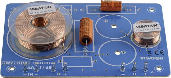 Visaton HW 2/70 NG - 8 Ohm 2pásmová vyhybka 8 Ω