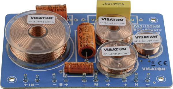 Visaton HW 3/120 NG - 8 Ohm 3pásmová vyhybka 8 Ω
