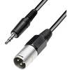 Kabel stereo jack (M) 3,5 mm/XLR (M), 3 m