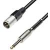 Kabel stereo jack (M) 6,3 mm / XLR (M), 3 m