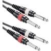 Double Line kabel 2x jack (M) 6,3 mm / 2x jack (M) 6,3 mm, 3 m