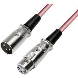 Mikrofónny XLR prepojovací kábel Paccs HMC52RE040SD, 4.00 m, červená
