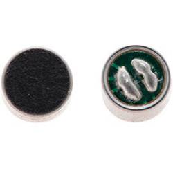 Elektretový mikrofon EMY-624B, -64 dB, 30 - 17 000 Hz, AWG 2000 Ω, EM-4B, 1,5 - 10 V/DC