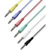 Sada rovných barevných patchkabelů jack 6,3 mm / jack 6,3 mm, 0,6 m