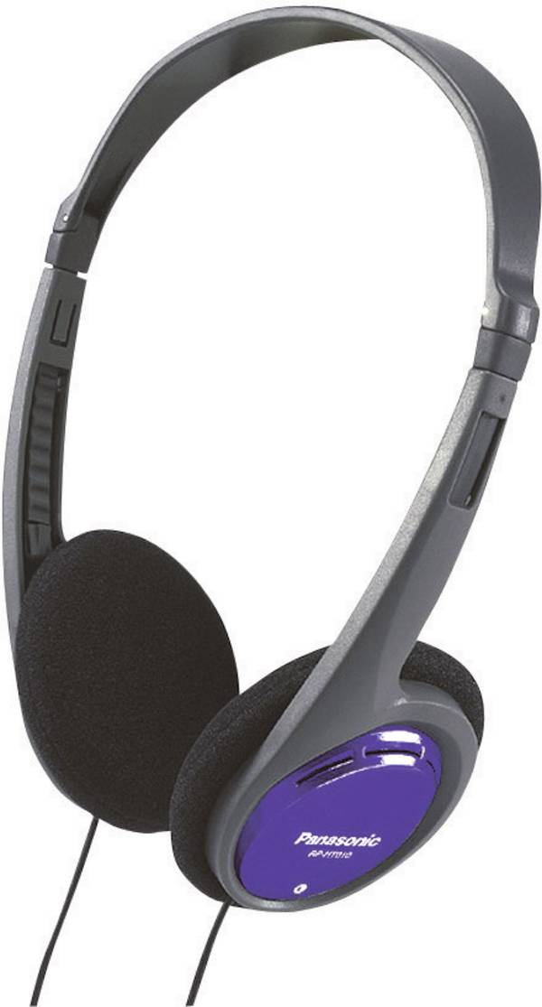 Panasonic RP-HT010  sluchátka otevřená (On Ear) kabelová  černá, modrá  lehký třmen