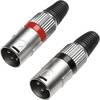 XLR zástrčka Paccs HST38SET2, sada 2 ks