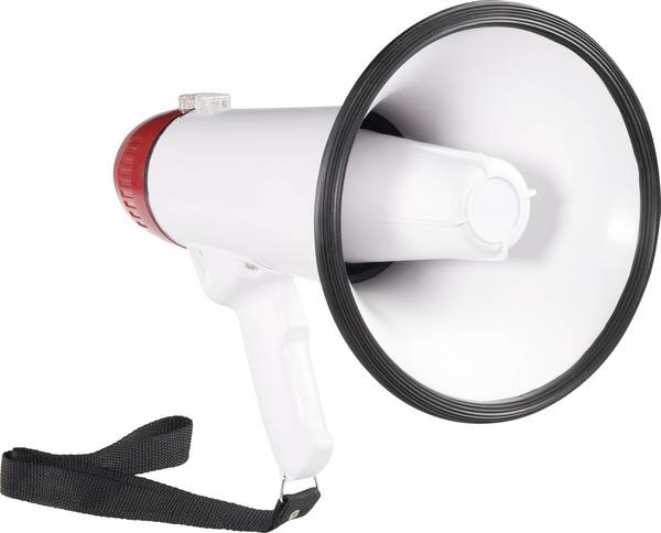 SpeaKa Professional XB-11SR megafon s popruhem, s funkcí záznamu