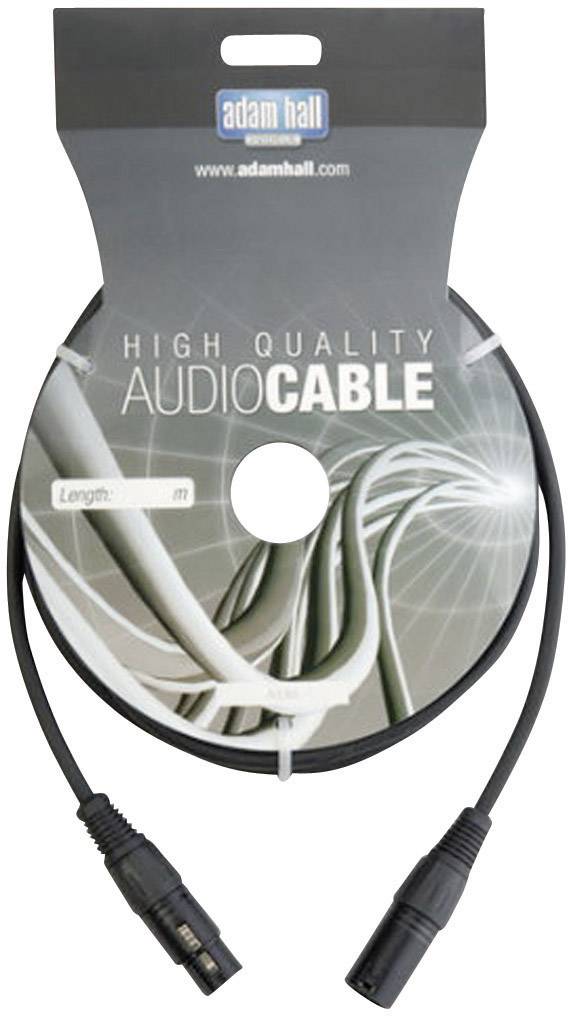 Vysoce kvalitní audiokabel s XLR konektory, balený na papírové kabelové cívce s označením 'High Quality Audio Cable'.