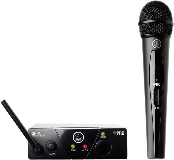 sada bezdrátového mikrofonu AKG WMS40Mini Vocal Set ISM3 Druh přenosu:bezdrátový