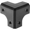Ochranní roh na reproboxy Y96464, (d x š x v) 45 x 45 x 45 mm, plast