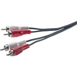 Cinch audio prepojovací kábel SpeaKa Professional SP-1300364, 1.50 m, čierna