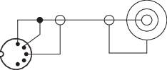 Schematické znázornění elektrického obvodu s vypínačem vlevo a spirálovým symbolem vpravo, propojených vodiči.