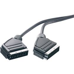 Prodlužovací kabel SpeaKa Professional, SCART, černá, 0,75 m