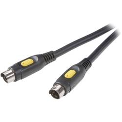 Připojovací kabel Speaka Professional S-VHS, černá, 5 m