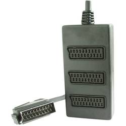 SCART TV, monitor Y adaptér SpeaKa Professional SP-1300800, 20.00 cm, černá