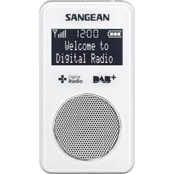 Vreckové DAB+ rádio Sangean DPR-34+, FM, biele