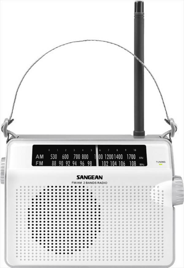 Sangean PR-D6 PR-D6 weiss přenosné rádio, FM, AM, SV, FM, bílá