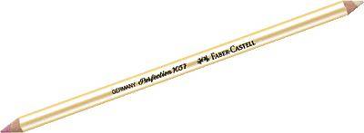 Béžová tužka s nápisem 'Faber-Castell', 'Germany' a 'Perfection 7058'.