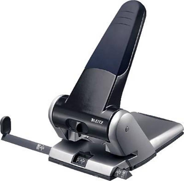 Leitz 51800095 spisová děrovačka  černá max. formát nastavení: DIN A3 65 listů (80 g/m²)