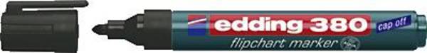 Edding 4-380001 popisovač na flipcharty  380 kulatý hrot 1.5 - 3 mm černá 1 ks