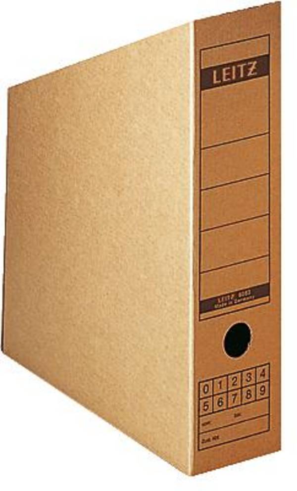 Leitz archivační krabice 6083-00-00 8 cm x 32 cm x 26.5 cm Vlnitá lepenka  přírodní hnědá 1 ks