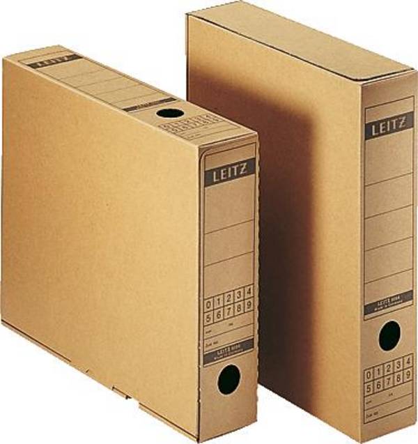 Leitz archivační box 6084-00-00 7 cm x 32.5 cm x 26.5 cm Vlnitá lepenka  přírodní hnědá 1 ks