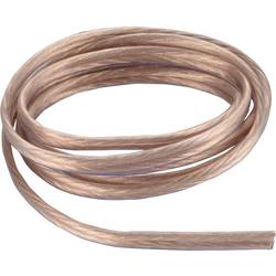 Reproduktorový kabel AIV 23403T, 2 x 0.75 mm², transparentní, metrové zboží