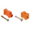 PCB plug-in connector, Accessories, Mounting block, Black, No. of poles: 1 SLA BB12R SW 1626880000 Weidmüller Množství: 100 ks