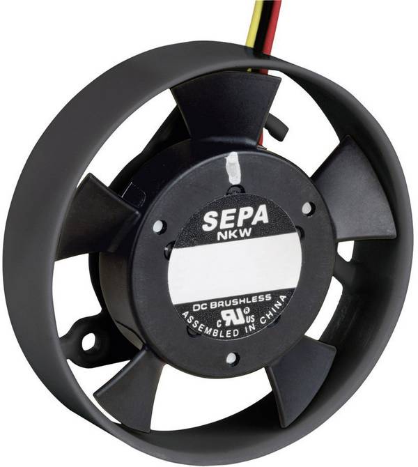 SEPA LF_40B12 axiální ventilátor, 12 V/DC, 152 l/min, (Ø x v) 40 mm x 10 mm, 5040B2001