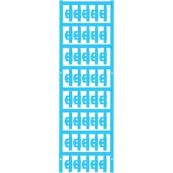 Conductor markers, MultiCard, 21 x 5,8 mm, Polyamide 66, Colour: Blue Počet markerů: 200 SFC 0/21 NEUTRAL BL Weidmüller Množství: 200 ks