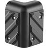 Ochranní roh na reproboxy 8270, (d x š) 80 mm x 47 mm, plast