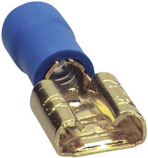 Sinuslive plochá zástrčka k HiFi zesilovači do auta sada 10 ks 2.5 mm²  6.3 mm pozlacený