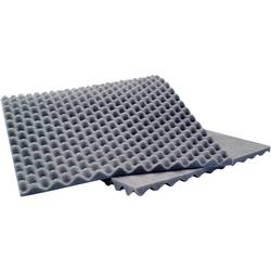 Akustická pěna Sinuslive 10076, (d x š x v) 900 x 400 x 20 mm, polyuretan, šedá