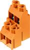 Weidmüller 1926370000 dvojřadá svorka 4 mm² Pólů 12 oranžová 10 ks